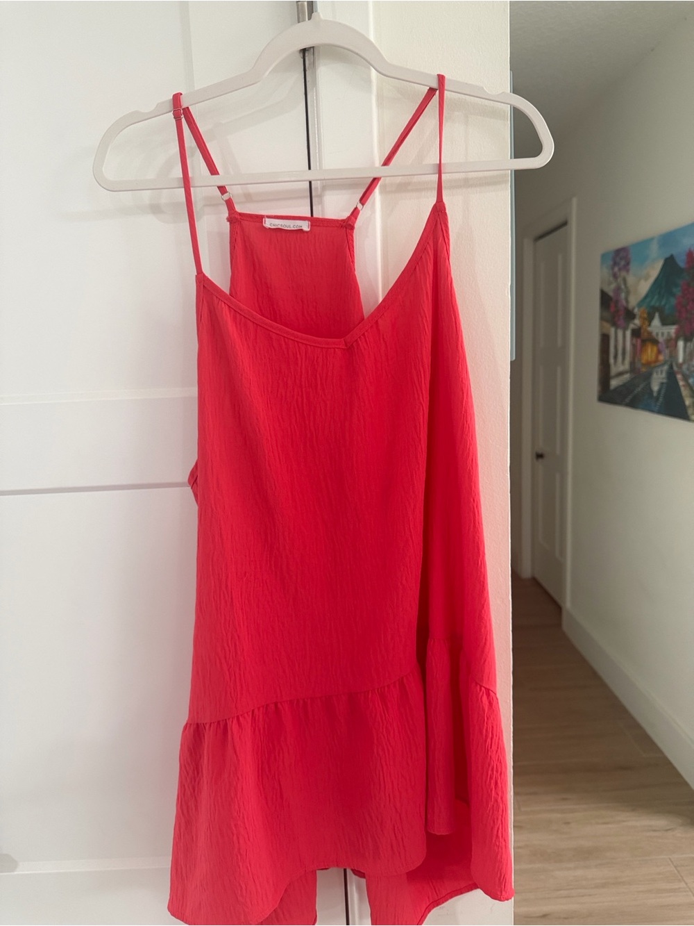 Chic Soul Flamingo pink blouse